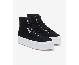 Superga 2708 Hi Top Shoes Black Women - 40
