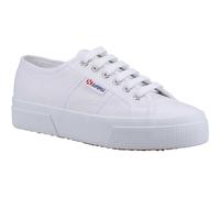 Superga 2740 Platform Cotton WoMens White Trainers - Size UK 3.5