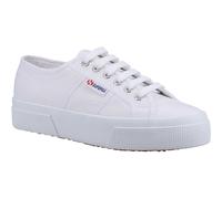 Superga 2740 Platform Cotton Women's White Trainers UK 4