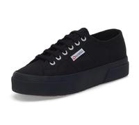 SUPERGA 2740 Platform, Unisex Adult Lace-Up Shoes, Full Black, 36 EU