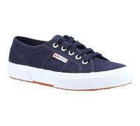 Superga 2750 Cotu Classic 100% Cotton Mens Navy/White Trainers - Size UK 8.5