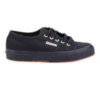 Superga 2750 Cotu Classic 100% Cotton Women's Full Black Trainers UK 7