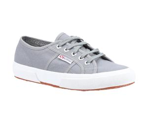 Superga 2750 Cotu Classic 100% Cotton Womens Grey Sage Trainers - Size UK 7.5