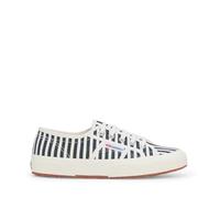 Superga 2750 Cotu Classic 2, Off White/Navy, 6 Women/4.5 Men
