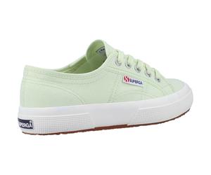 Superga 2750 Cotu Classic Green Primrose Unlined, Two tone jacquard logo tag o