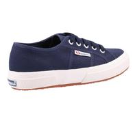 Superga 2750 Cotu Classic Navy Unlined, Two tone jacquard logo tag on the side
