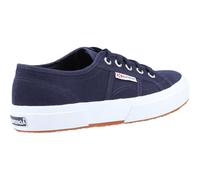 Superga 2750 Cotu Classic Navy/White Unlined, Two tone jacquard logo tag on th