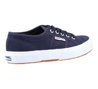 Superga 2750 Cotu Classic Navy/White Unlined, Two tone jacquard logo tag on th