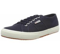 Superga 2750 Cotu Classic Navy White Womens Canvas Trainers