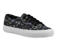 Superga 2750 Floral Print Cotton WoMens Dark Grey/Floral Trainers - Size UK 3.5