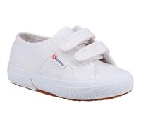 Superga 2750 JSTRAP Classic Childrens Unisex Summer - White - Size UK 11 Kids