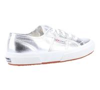 Superga 2750 LAMEW Trainer Grey Silver Cotton lining, Two tone jacquard logo t