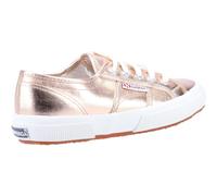 Superga 2750 LAMEW Trainer Rose Platinum Cotton lining, Two tone jacquard logo