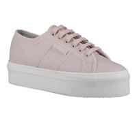 Superga 2790 Leather Women's Pink Almond Trainers UK 7.5