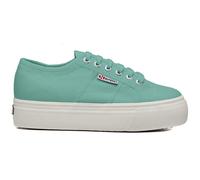 Superga 2790 LINEA UP AND DOWN TRAINER Green Water Unlined, Sole height: 4 cm