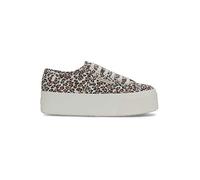 Superga 2790 PRINT Platform Pumps Natural