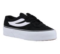 Superga 3041 Revolley Colorblock Platform Trainer Female Black/White UK Size 6.5