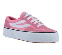 Superga 3041 Revolley Colorblock Platform Leather Women's Pink/White Trainers UK 4.5