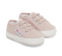 Superga 4006 Lace Up Round Toe Cotton Trainers - Hushed Violet/Avorio - 7 UK Child