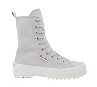 Superga Alpina High Boots Silver Grey Ivory 7.5 Women/6.5 Men