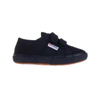 Superga Childrens 2750 Jstrap Trainers - Black - 4 UK - Black - 100% Mixed