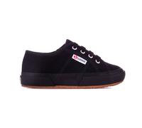 Superga Childrens Unisex Childrens/Kids 2750 Jcot Leather Trainers (Full Black) - Size UK 4 Infant