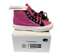 SUPERGA High Top Trainers Size 2.5 EU 35 Canvas Sneakers Woman's Girls New