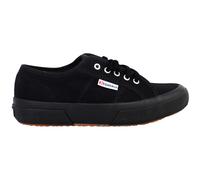 Superga Jcot Classic Lace-Up Black Canvas Kids Plimsolls 34837_59652
