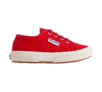 Superga Kids 2750 Jcot Leather Trainers - Red - 1 UK - Red - 100% Mixed