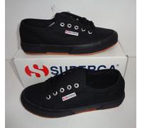 Superga Ladies Black New Womens Casual Shoes Trainers RRP £60 UK Size 4.5