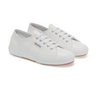 Superga Unisex Adult 2750 Efglu Leather Trainers (White) - Size UK 3