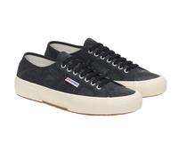 Superga Mens 2750 OG Washed Cotton Trainers (Black/Off White) - Size UK 8.5