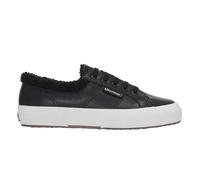 Superga Men's 2750 Vegan Leather Trainers in Black | Size: 5.5 Superga Black 5.5