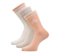 Superga Men's Ribbed Knitted Socks (Pack of 3) in Pink | Size: Medium Superga Pink M