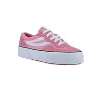 Superga Pink 3041 Revolley Colourblock Platform Trainers Pink