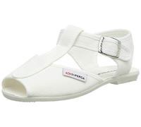 Superga S0026X0 Unisex Kids’ T-Bar Sandals, White (White 900), 5.5 UK