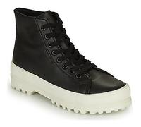 Superga Shoes (High-top Trainers) 2341 ALPINA NAPPA in Black 2.5
