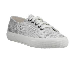 Superga Shoes (Trainers) 2730 MICRO FAUX SNAKE in Grey 4