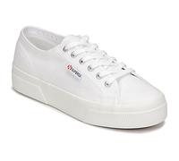 Superga Shoes (Trainers) 2740 COTON PLATFORM in White 4