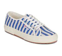 Superga Shoes (Trainers) 2750 COTTON STRIPES in Blue 4