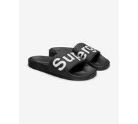 Superga Slides black white flip-flops - 38