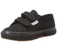 Superga Unisex 2750-cotjstrap Classic Low Top Trainers, Black Full Black, 5.5 UK Child