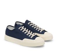 Superga Unisex Adult 2432 Works Cotton Canvas Low Cut Trainers - Navy/Off White - 7 UK - Navy/Off White - 100% Mixed