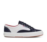 Superga Unisex Adult 2750 Blocks Trainers (White/Navy/Red) - Size UK 5