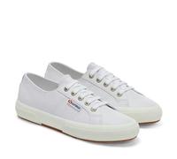 Superga Unisex Adult 2750 Nappa Leather Trainers - Optical White/Avorio - 5 UK - Optical White/Avorio - 100% Mixed