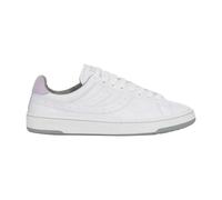 Superga Unisex Adult 4833 Lendl Leather Trainers - White/Violet Lilla/Medium Grey - 7 UK - White/Violet Lilla/Medium Grey - 100% Mixed