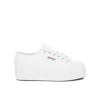 Superga Unisex Adults' 2750 NAPPALEAU Trainers, White (White), 8 UK
