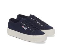 Superga Unisex Womens/Ladies 2740 Lace Up Platforms (Navy/Avorio) - Size UK 8