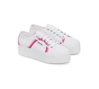 Superga White 2790 Round Stripes Trainers White
