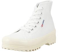 SUPERGA Women's 2341 Alpina Gum Oxford Flat, White Shiny Off White, 2.5 UK